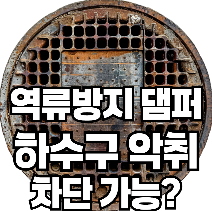 역류 방지 댐퍼 설치, 하수구 악취 차단에 효과 있을까?