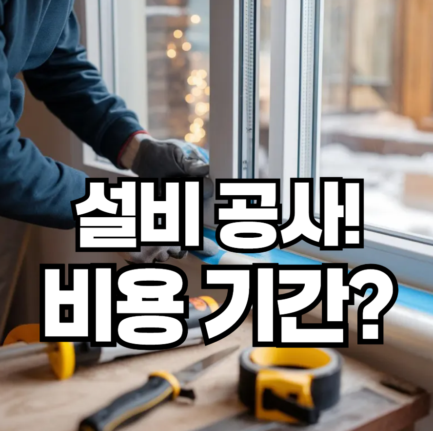 설비 공사 시 공사 기간과 비용은 어떻게 산정될까?