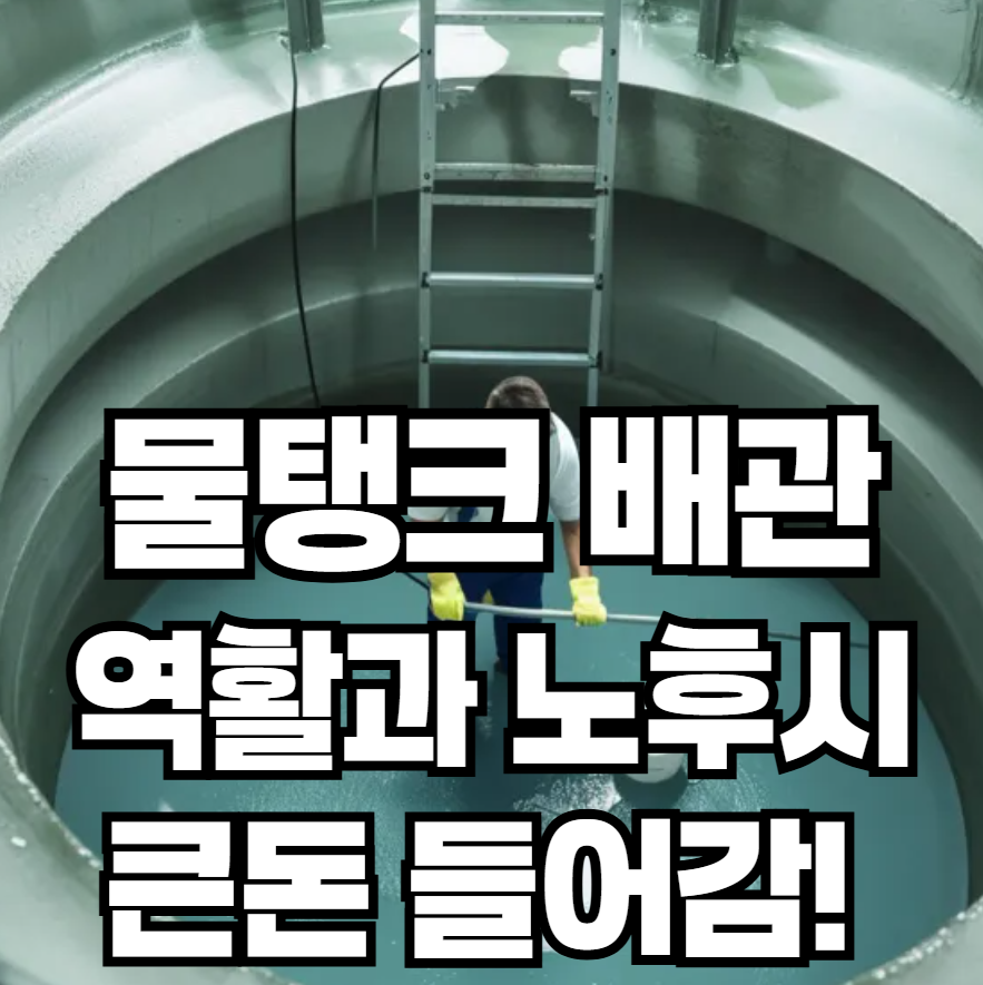 옥상 물탱크 배관 관리의 필요성